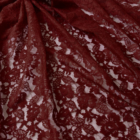 Гипюр Фламенко бордо, фото 2