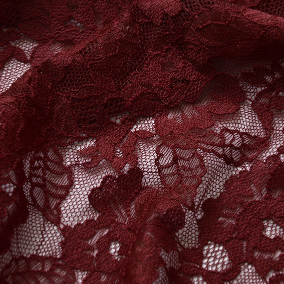 Гипюр Фламенко бордо, фото 3