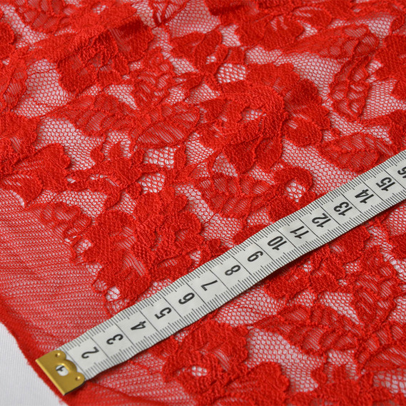 Гипюр Фламенко червоний , фото 4