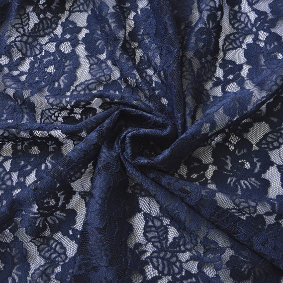 Гипюр Фламенко т/синій, фото 1