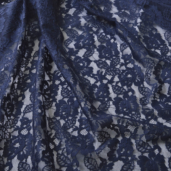 Гипюр Фламенко т/синій, фото 2