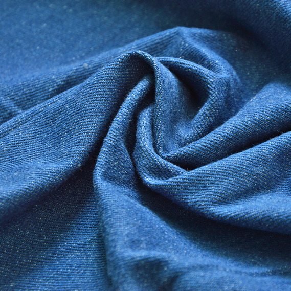 Ткань джинс однотонный синій, фото 1