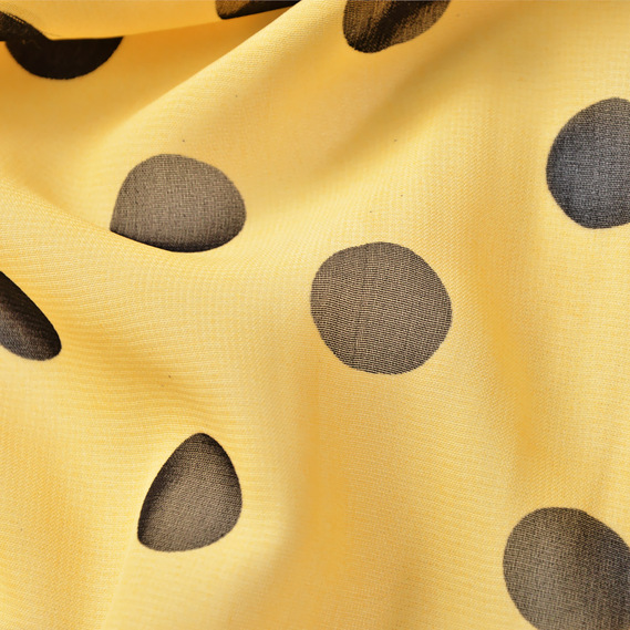 Тканина шифон горохи асорті велик.диня, фото 2