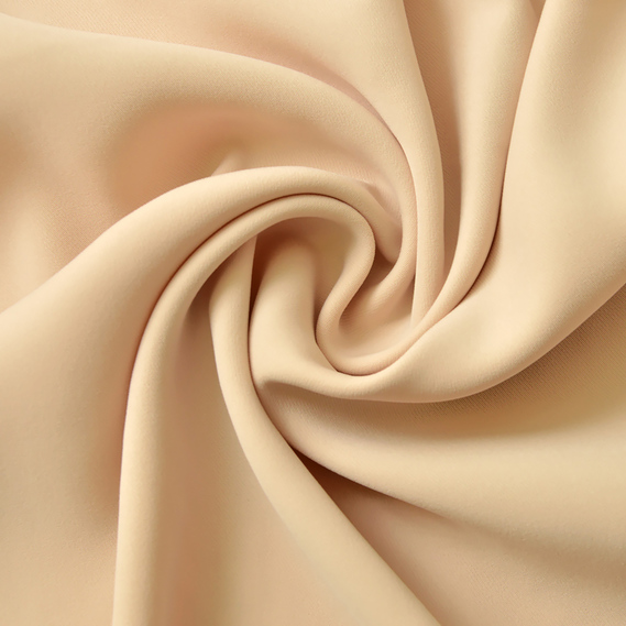 Тканина костюмна Кіміа креп св/беж, фото 1 Тканина костюмна Кіміа креп св/беж, фото 1