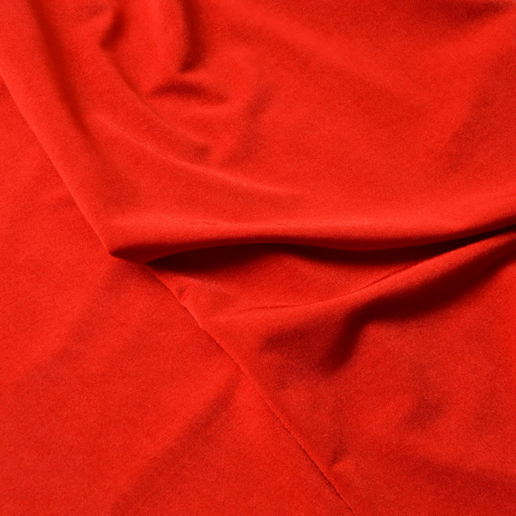 Ткань трикотаж Crystal, 150 см, для спортивных костюмов, гольфов, кардиганов, свитшотов и водолазок червоний , фото 2