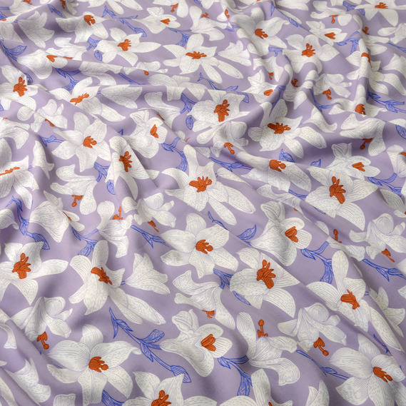 Штапель Ботаніка лілейник бузок, Квітковий, фото 2