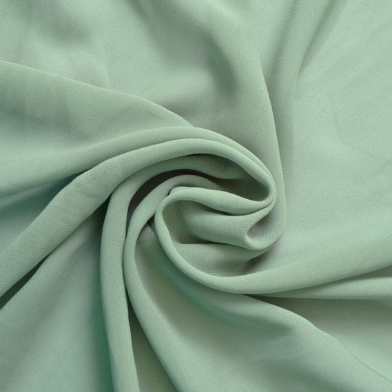 Тканина платтяна шифон Sheila легка напівпрозора для суконь, блузок, аксесуарів полин, фото 1 Тканина платтяна шифон Sheila легка напівпрозора для суконь, блузок, аксесуарів полин, фото 1