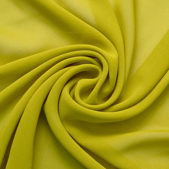 Тканина платтяна шифон Sheila легка напівпрозора для суконь, блузок, аксесуарів темна фісташка, фото 1 Тканина платтяна шифон Sheila легка напівпрозора для суконь, блузок, аксесуарів темна фісташка, фото 1