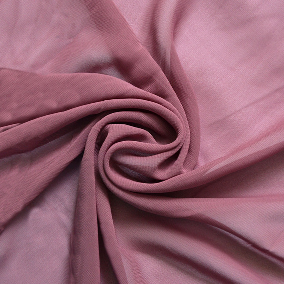 Тканина шифон Shela фрез/ліловий, фото 1 Тканина шифон Shela фрез/ліловий, фото 1