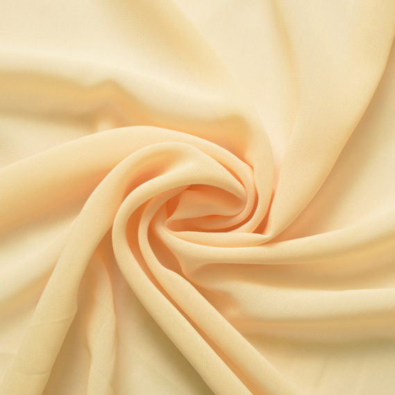 Тканина шифон Shela крем , фото 1