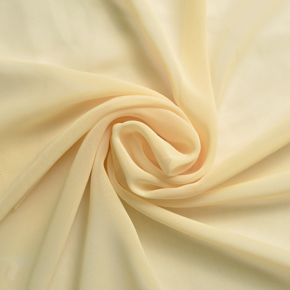 Chiffon fabric Shela слонова кістка, фото 1