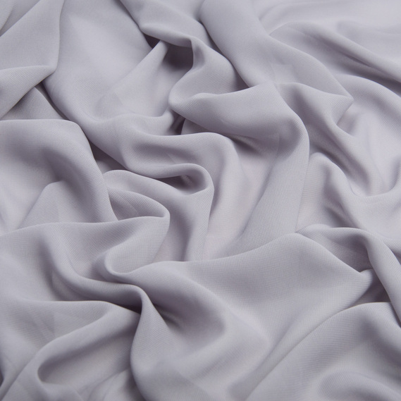 Тканина шифон Shela сірий, фото 2 Тканина шифон Shela сірий, фото 2