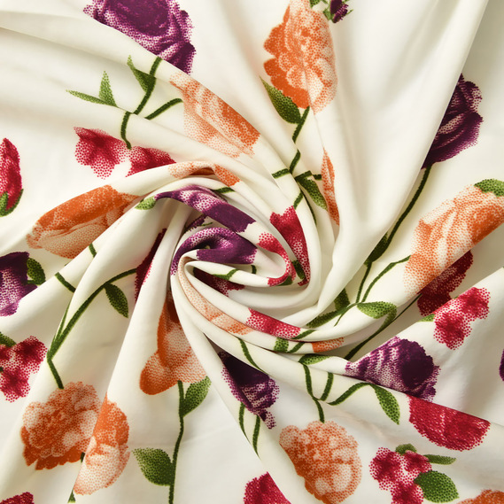 Плательная Super Soft Премьера Розіна молоко, Квітковий, фото 1