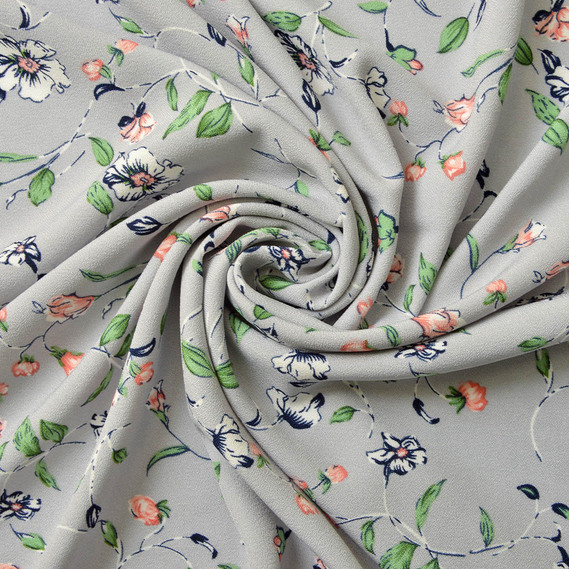  полька сіра, Квітковий, фото 1