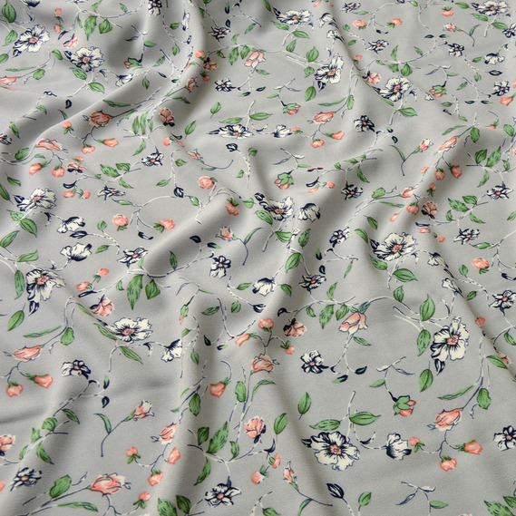  полька сіра, Квітковий, фото 2