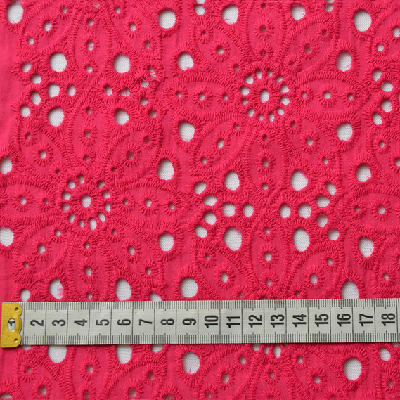 Dress fabric cotton batiste seam малина, фото 4