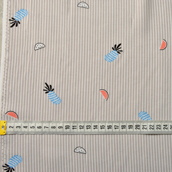 Штапель смуга/ананас сірий, Смуга, фото 3