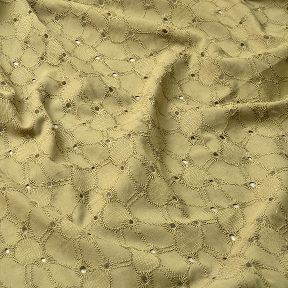 Ткань плательная хлопок батист прошва Ирма лавр, фото 2 Ткань плательная хлопок батист прошва Ирма лавр, фото 2