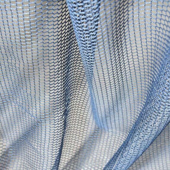 Тюль сітка однотонний Соти V-319 денім, фото 5 Тюль сітка однотонний Соти V-319 денім, фото 5