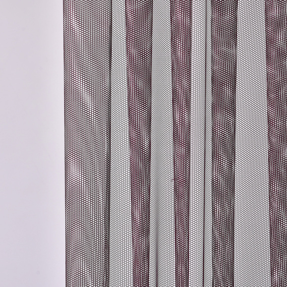 Тюль сітка однотонний Соти V-313 вишня, фото 2