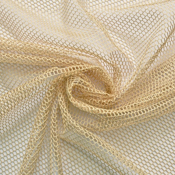 Тюль сітка однотонний Соти V-307 сірий беж, фото 1 Тюль сітка однотонний Соти V-307 сірий беж, фото 1