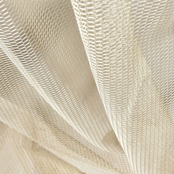 Тюль сетка однотонный Соты V-304 беж, фото 1 Тюль сетка однотонный Соты V-304 беж, фото 1