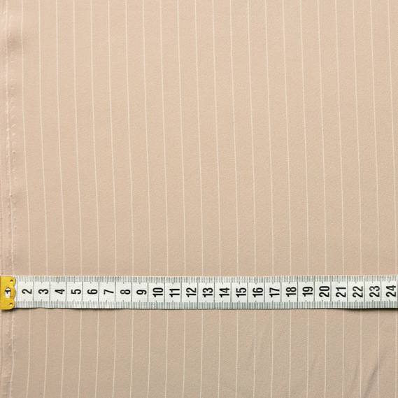 Тканина костюмна Plazma stripe беж, фото 3 Тканина костюмна Plazma stripe беж, фото 3