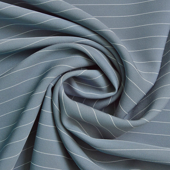 Тканина костюмна Plazma stripe денім, фото 1