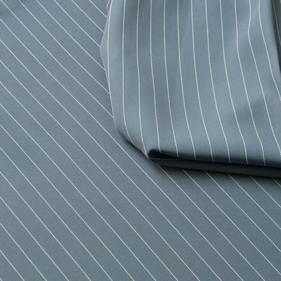 Тканина костюмна Plazma stripe денім, фото 2
