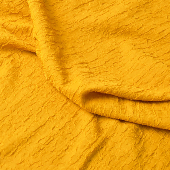 Шифон-жатка плотный гірчиця, фото 2