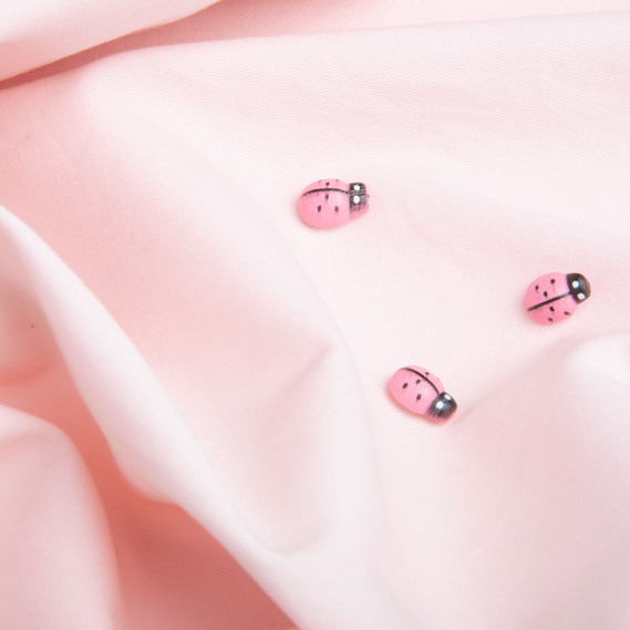 Cotton twill stretch fabric ніжно рожевий, фото 3