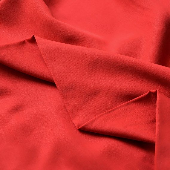Тканина тенсел-твіл червоний , фото 2 Тканина тенсел-твіл червоний , фото 2