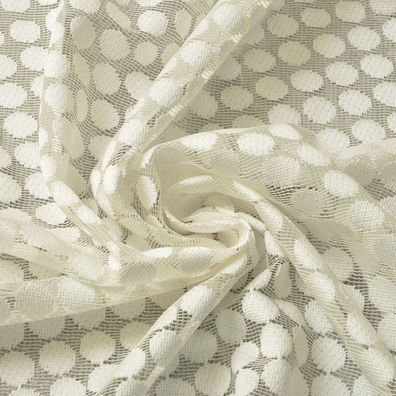 Тюль жаккард Praline V-27274 екрю, фото 2 Тюль жаккард Praline V-27274 екрю, фото 2