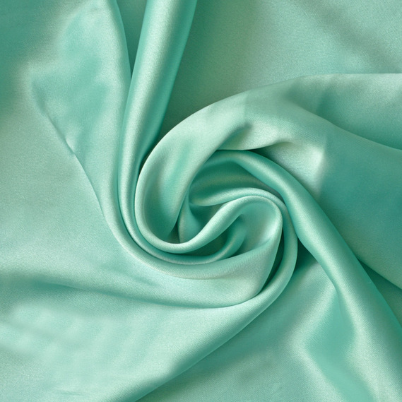 Тканина Атлас Isabella м’ята , фото 1