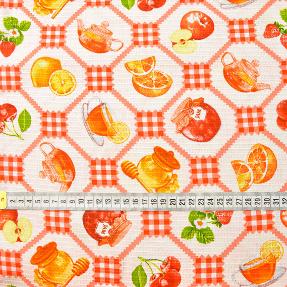 Ткань полотенечная оранж. пл.150, фото 2