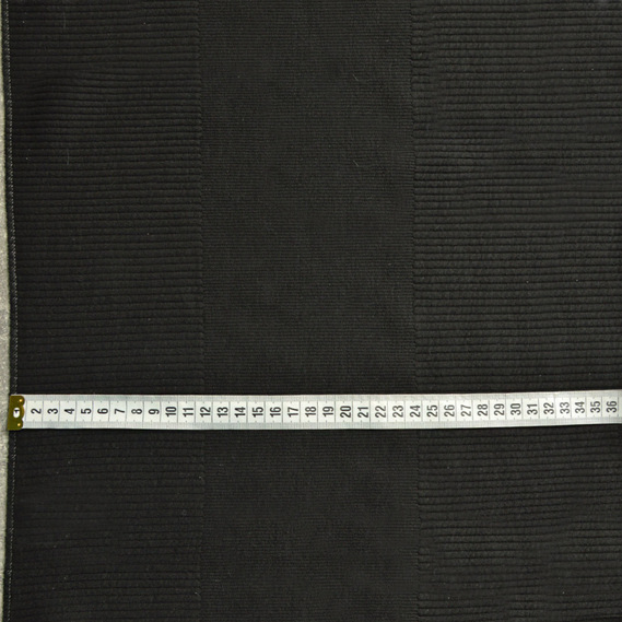 Тканина трикотаж Гумка щіл 420 г/м2 V-1/1 чорна, фото 3