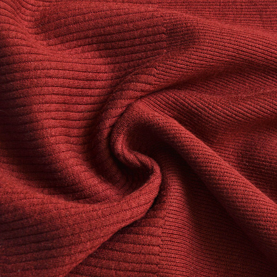 Тканина трикотаж Гумка щіл 420 г/м2 V-1/4 марсала, фото 1 Тканина трикотаж Гумка щіл 420 г/м2 V-1/4 марсала, фото 1