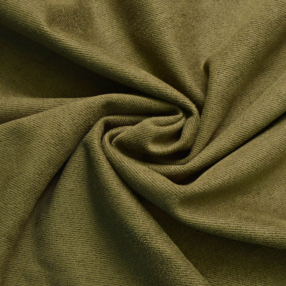 Трикотаж замша Диагональ V-5 хакі, фото 1