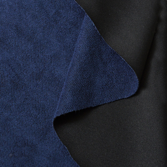 Трикотаж замша Диагональ V-6 т/синій, фото 2 Трикотаж замша Диагональ V-6 т/синій, фото 2