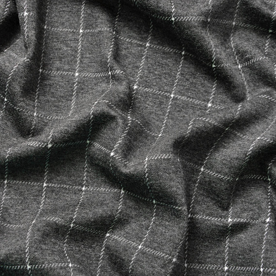 Трикотаж Клітина щіл. 362 V-1/2 т/сірий, фото 2 Трикотаж Клітина щіл. 362 V-1/2 т/сірий, фото 2