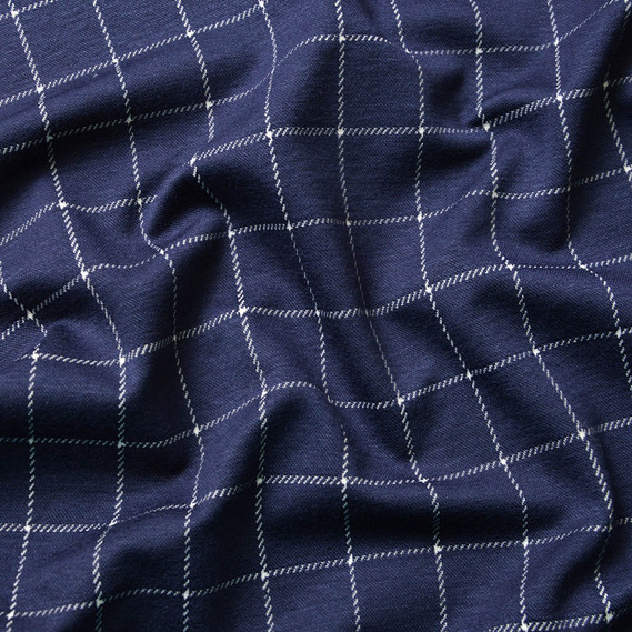 Трикотаж Клітина щіл. 362 V-1/3 т/синій, фото 2