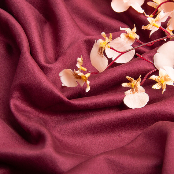 Suede knitwear V-12 бордо, фото 4