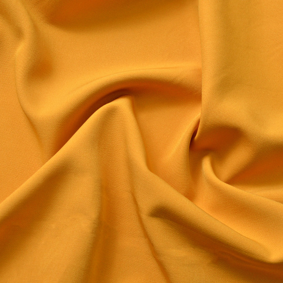 Тканина костюмна Саллі креп гірчиця, фото 2