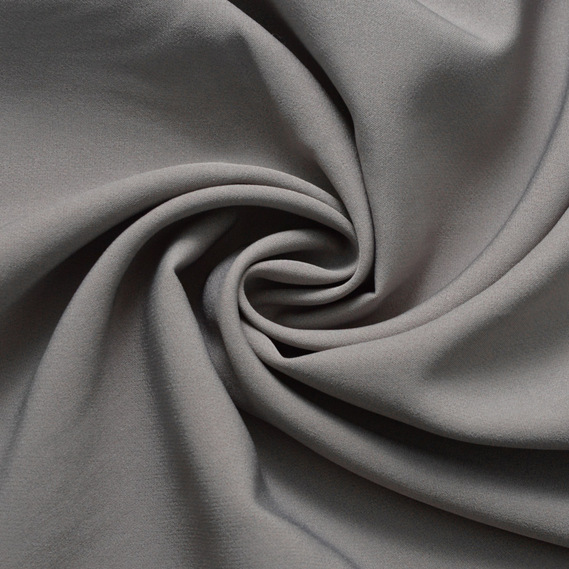 Ткань костюмная Салли креп сіра, фото 1