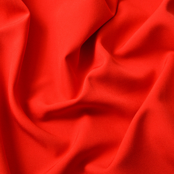 Ткань костюмная Салли креп червона, фото 2