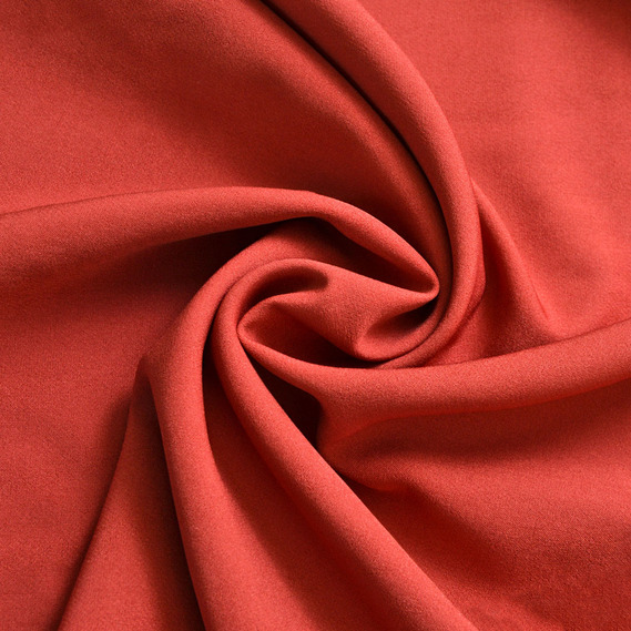 Ткань костюмная Салли креп марсала, фото 1 Ткань костюмная Салли креп марсала, фото 1