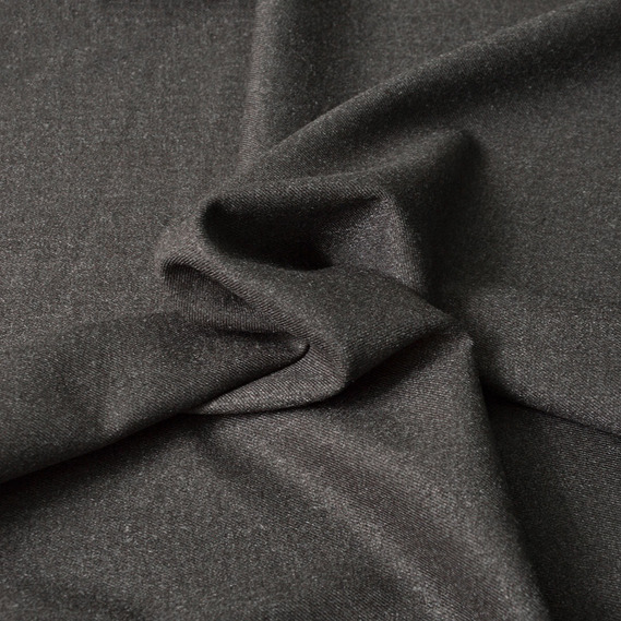 Ткань костюмная Митчел, 150 см, для одежды, платьев, костюмов, юбок V-4 т/сіра, фото 2