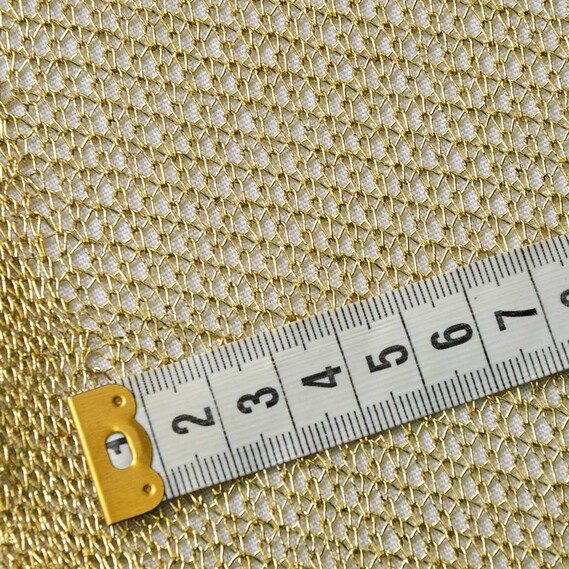 Сітка Кольчуга V-2/4 велика золото, фото 2