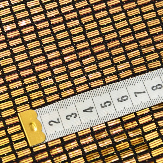 Трикотаж Космо металлик чорний/золото, фото 3 Трикотаж Космо металлик чорний/золото, фото 3