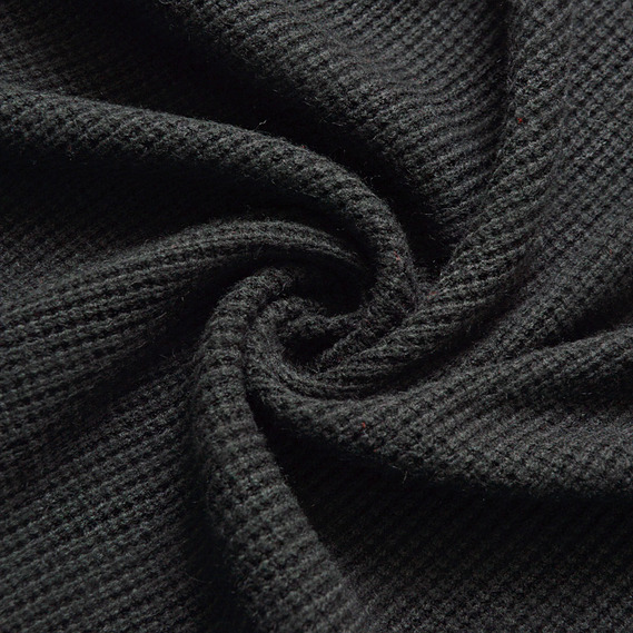 Трикотаж вязанный V-1 чорний, фото 1